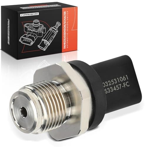 Image of Frankberg Fuel Pressure Sensor Injector 3-Pin Compatible with C-Crosser Enterprise VU VV Freelander 2 L359 407 SW 6D 6E 4007 VU VV C8 EA EB Replace# 0281002919