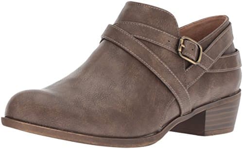 Image of LifeStride Women's Adley Ankle Boot, Taupe, 4 UK