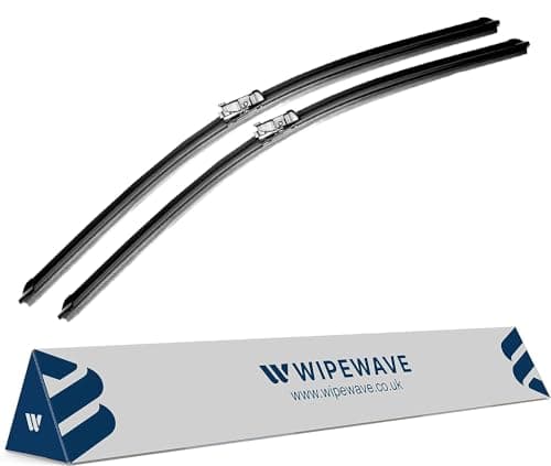 Image of WipeWave Windscreen Wiper Blades for Citroen C4 2021-2023, 24" 16" Front Push Button Enhanced Clarity, Easy Replacement