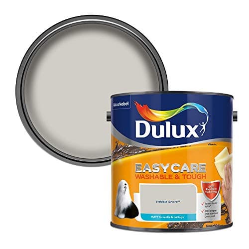 Image of Dulux Easycare Washable & Tough Matt Emulsion Paint For Walls And Ceilings - Pebble Shore 2.5 Litres