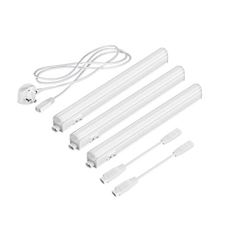 Image of Parlat LED Under-Cabinet Lights Rigel, 31.3cm Each, 397lm Each, Warm-White, Set of 3, BS