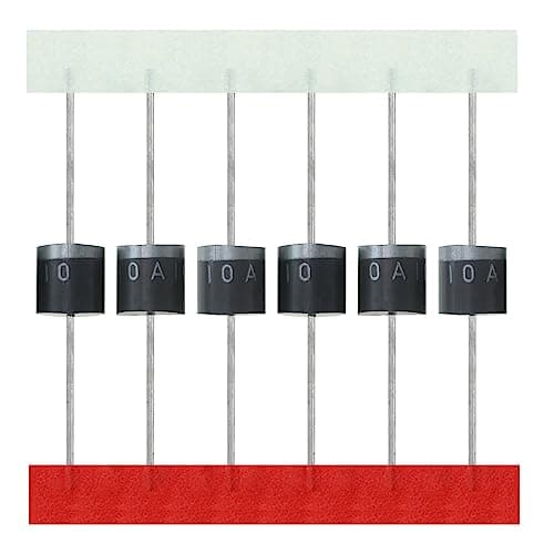 Image of AUKENIEN 20Pcs 10A10 Rectifier Diode 10A 1000V axial 10A10 10 amp 1000 Volt R-6 Axial
