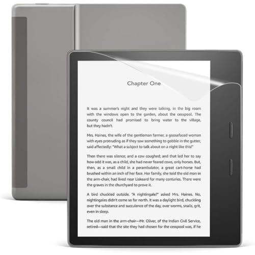 Image of Youngme 2-Pack Anti-Glare (Matte) Screen Protector for 7" Kindle Oasis 3th Gen 2019 release, Full Coverage Premium PET Protective Film Eye-Caring Matte Screen Protector
