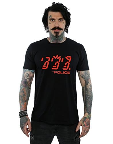 Image of The Police Men's Ghost Icon T-Shirt Black XXX-Large
