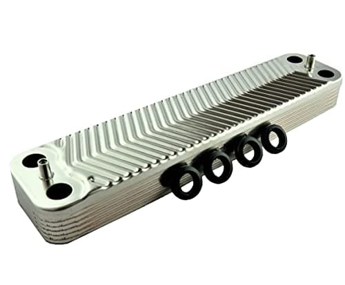 Image of HTS Heat Exchanger Compatible with Worcester Greenstar 12i 15i 18i 24i System (12 P) DHW Heat Exchanger 87161066860