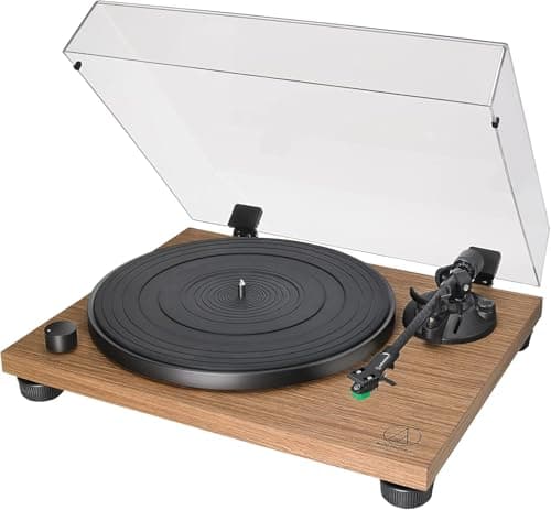 Image of Audio-Technica LPW40WN Turntable Manual Belt-Drive Wood Base Walnut