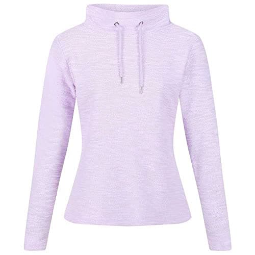 Image of Regatta Womens/Ladies Hensley Overhead Fleece Top (16 UK) (Pastel Lilac)