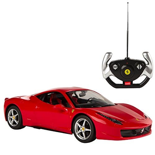 Image of rastar 47300 Radio Control car 1:14-Ferrari 458, red