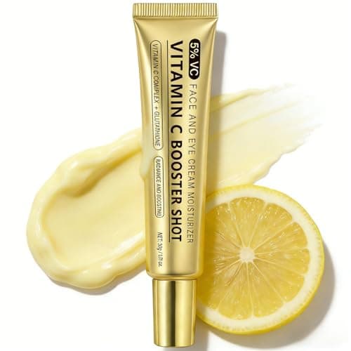 Image of Vitamin C Booster Shot Serum, Vitamin C Serum for Face with Glutathione, Niacinamide and Vitamin E for Dark Spot Care, Eye Cream for Dark Circles, Fine Lines & Wrinkles,Anti-Aging Korean Skincare 30ml