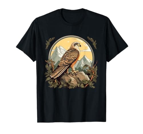 Image of Cool big Gyrfalcon for Falconidae and Birds of Prey Lovers T-Shirt