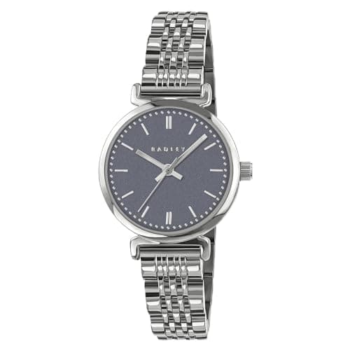 Image of RADLEY Women's Silver Plated T-bar Case Stainless Steel Bracelet Analogue Watch