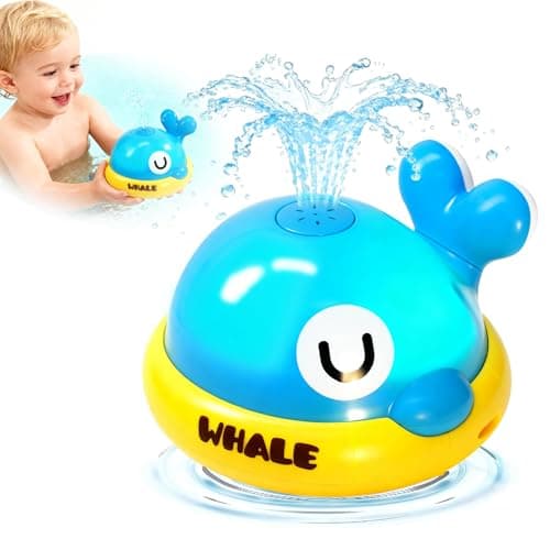 Image of Venditer Baby Bath Toys, Light Up Bath Toys for 1 2 3 Year Old, Toddler Bath Toy with Colorful Lights, Birthday Gifts Boys Girls Kids