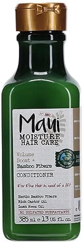 Image of Maui Moisture Volume Boost + Bamboo Fibers Conditioner, with Castor & Neem Oils, for Hair That Needs a Lift, Strengthens & Revitalizes, Sulfate & Silicone Free, Vegan, 385ml