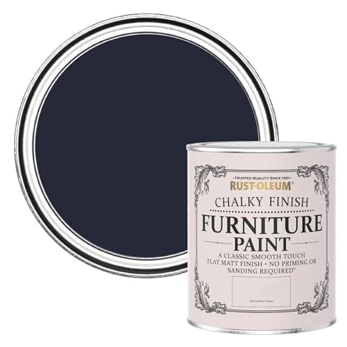 Image of Rust-Oleum Blue Upcycled Furniture Paint in Chalky Finish - Odyssey 750ml
