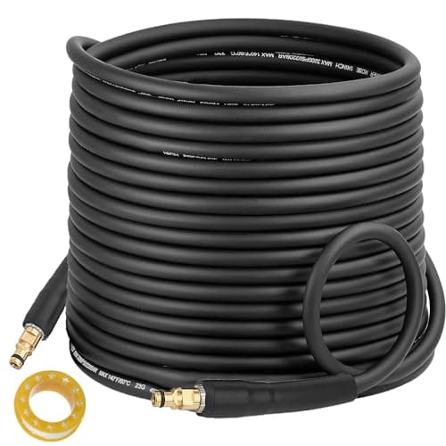 Image of 10M/32FT High Pressure Washer Replacement Hose for Kärcher K Series Domestic Pressure Washers K2, K3, K4, K5, K7, Accessories Extension Water Clean Pipe, Click Type Plug Quick Connector