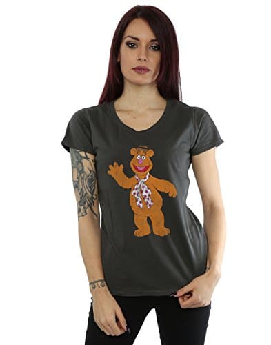 Image of Muppets Disney Women's The Classic Fozzy T-Shirt X-Large Light Graphite