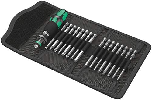 Image of Wera Kraftform Kompakt 60 Bit-Holding screwdriver & Bit Set, PH/PZ/SL/TXBO/HEX, 17pc, 05059295001