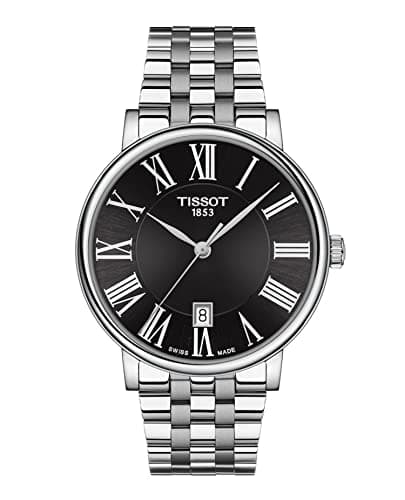 Image of Tissot Carson T1224101105300 Unisex Adult Dress Watch, Grey, Quartz Movement