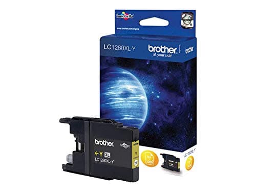 Image of Brother LC-1280XLY Inkjet Cartridge, Yellow, Single Pack, Super High Yield, Includes 1 x Inkjet Cartridge, Genuine Supplies