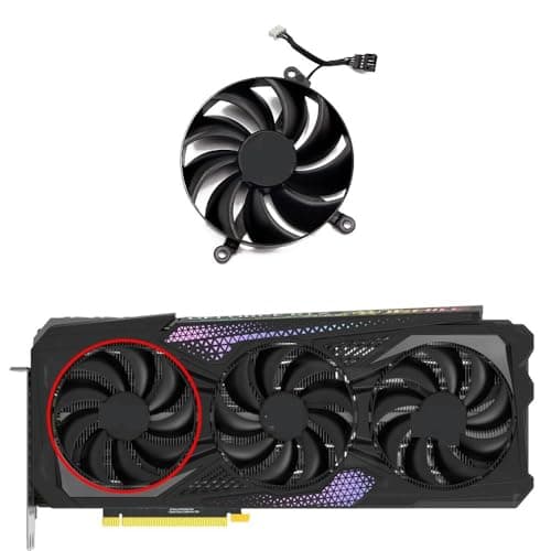 Image of LFGOZSD CF-129420S DC12V 0.5AMP 4-Pin RTX4090 Graphics card fan For INNO3D for GEFORCE RTX 4090 iCHILL X3 Fan(A-Fan)
