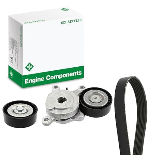 Image of INA 529 0543 10 V-Ribbed Belt Set 1515 mm 5 Rib Number Compatible with Mercedes Benz B-Class W246, W242 0009934400 0029931196 2702000070