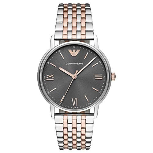 Image of Emporio Armani Watch For Men, Quartz three hand movement and 41mm Case Size with Stainless steel strap
