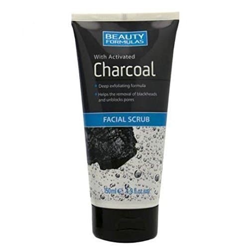 Image of TWELVE PACKS of Beauty Formulas Activated Charcoal Facial Scrub 150ml