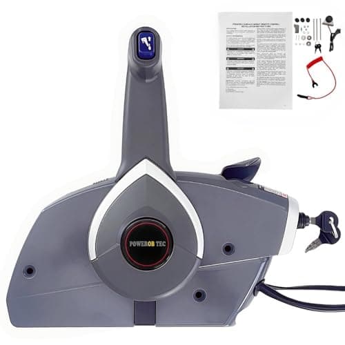 Image of for Evinrude Johnson BRP OMC Outboard Remote Control Box 5006180 Side Control Remote Control Assembly. with Power Trim and Tilt