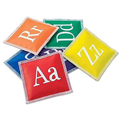 Image of Pre-School Unisex-Youth Alphabet Bean Bag (Pack of 26), Multi, One Size