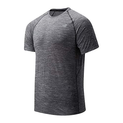 Image of New Balance Tenacity SS T-shirt, Men, Heather Charcoal, S