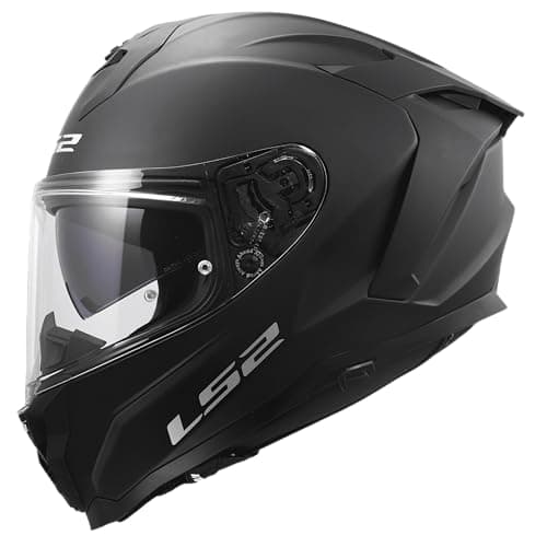 Image of LS2, Challenger II Solid Integral Motorcycle Helmet Matt Black, M