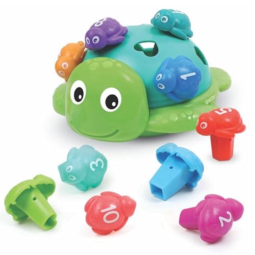 Image of Learning Resources Seymour the Counting Shapes Sea Turtle,Travel Toys, Preschool, Toddler Activities, Colour Sorting Toys for Toddlers, Ages 18 months+