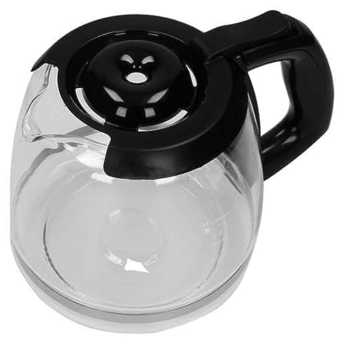 Image of SPARES2GO Glass Carafe Jug Compatible with Russell Hobbs 22000-56 Chester Coffee Maker Machine