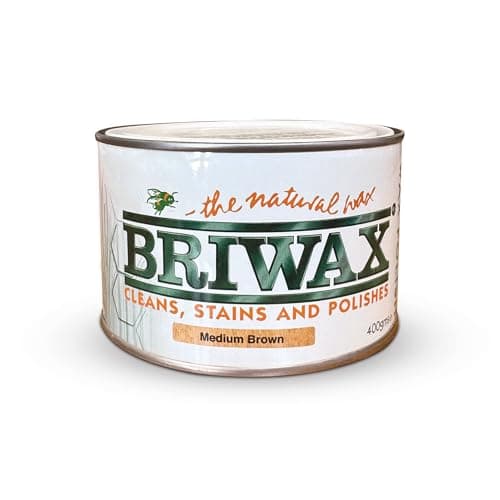 Image of Briwax Wax Polish Medium Brown 200g