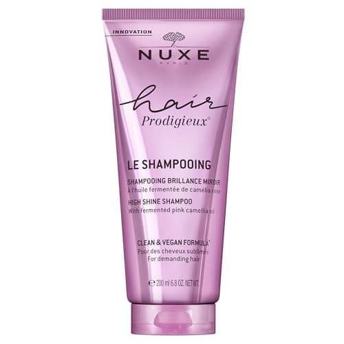 Image of Nuxe Hair Prodigieux High Shine Shampoo 200ml, Gentle Cleansing Shampoo, Nourishes Without Weighing Down Hair, With Huile Prodigieuse Scent, For Softness & Shine, Vegan Formula