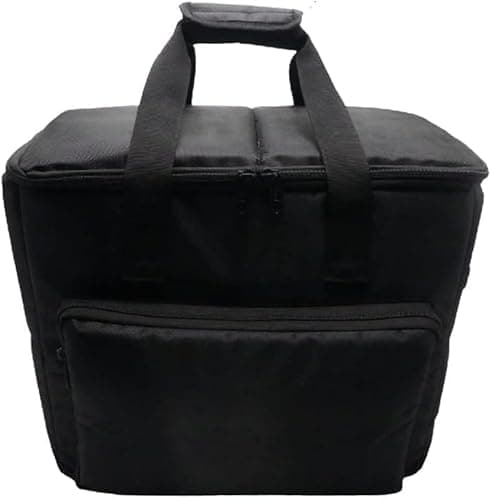 Image of Desktop Mini-ITX Case Desktop PC Computer Travel Storage Carrying Case Bag for NR200 NR200P Q58 (or Similar-Sized case 40.5 * 22 * 34CM) （Bag Only） Black