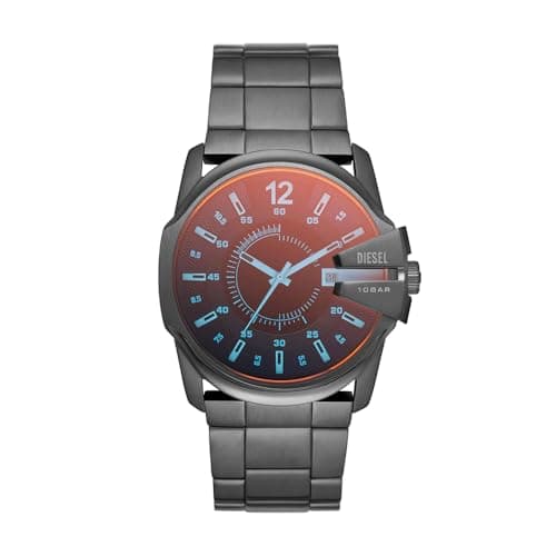 Image of Diesel Watch for Men Master Chief, Chronograph Movement, 43 mm Gunmetal Stainless Steel Case with a Stainless Steel Strap, DZ1965