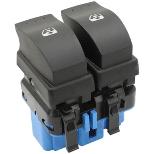 Image of BIAREN Electric Power Front Right Window Switch Driver Side For Renault Trafic Master Vauxhall Opel Vivaro Movano Nissan NV400 Primastar 8200476806 8200108269 93858938 4417286