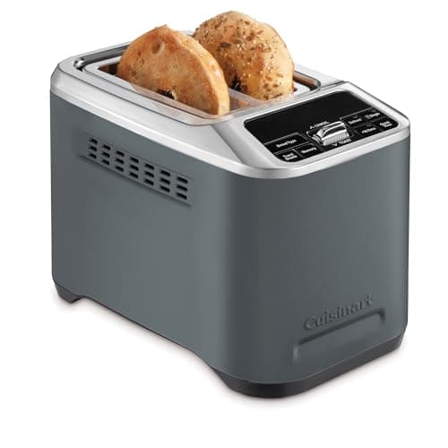 Image of Cuisinart Smart Elite 2-Slice Toaster | Extra-Long Slots for Artisan Bread | Save your Toast Preferences | High-Lift QuickView | Bagel, Single Slice & Defrost Functions | +30sec Toast Boost | Denim