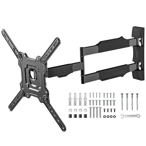 Image of Digank Long Reach TV Wall Bracket 720mm for Most 26-55 Inch TVs, Corner TV Bracket up to 35kg, Full Motion Universal Long Arm TV Wall Mount with Swivel, Rotate and Tilt, Max VESA 400x400mm