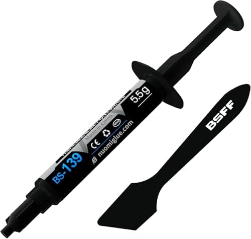 Image of BSFF Thermal Paste, 5.5g with Toolkit CPU Paste Thermal Compound Paste Heatsink for IC/Processor/CPU/All Coolers, Carbon Based High Performance