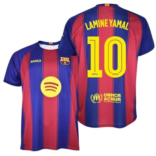 Image of FCB FC Barcelona Lamine Yamal Jersey 25/26 | Adult Home | Official Stadium Replica with Name and Barça Print