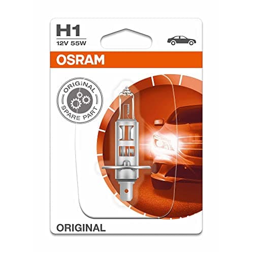 Image of OSRAM ORIGINAL H1, halogen-headlamp bulb, 64150-01B, 12V, single blister (1 piece)