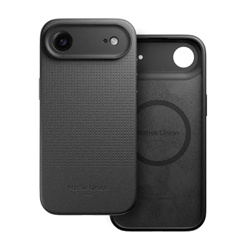 Image of Native Union Active Case – MagSafe Compatible with Built-in Magnets – Rugged Design – Recycled Materials – Ultra-Durable Drop Protection up to 10ft / 3m for iPhone Air (Black)