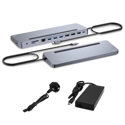 Image of I-TEC USB-C ERGO DOCK + CHARGER 3X LCD + CHARGER 100W (BUNDLE)
