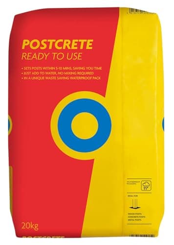 Image of Postcrete Fence post Cement/Concrete Postfix - Rapid Setting Cement 20kg (Just add water) (10)