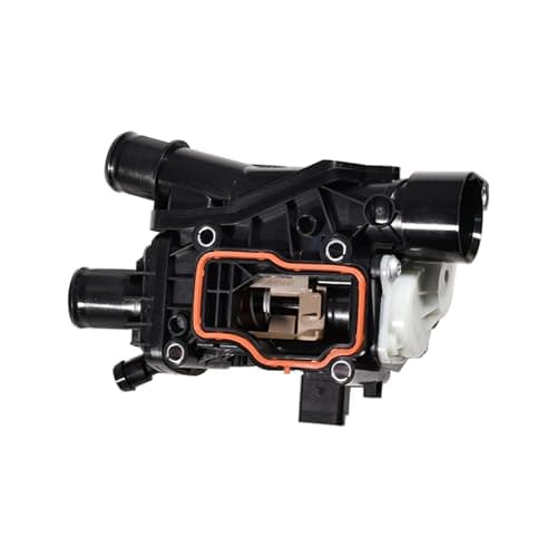 Image of Thermostat Housing with Sensor compatible with Ford 2.0 TDCi compatible with Peugeot 308 508 Boxer Expert Citroen C4 C5 2.0 BlueHDi Diesel Coolant Thermostat Housing Replacement 9804160380