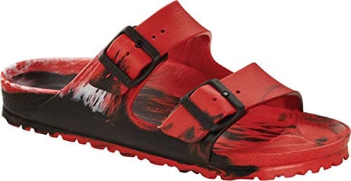 Image of Birkenstock Madrid Birko Flor, Men's Clogs, Multicoloured Red Black White, 30.0~30.5 cm