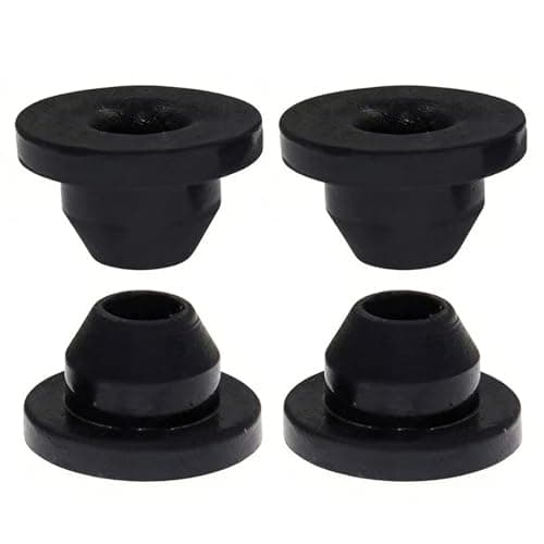 Image of 4PCS Windshield Washer Wiper Pump Spray Motor Rubber Grommet Seal Cap 443955465 Compatible with VW Golf Compatible with VW Polo Compatible with VW Bus T3 T4 T5 Car Accessories