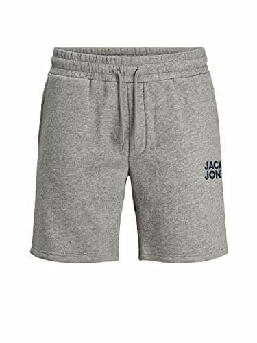 Image of JACK & JONES Men's JJINEWSOFT Sweat Shorts GMS Shorts, Light Grey Melange, XL